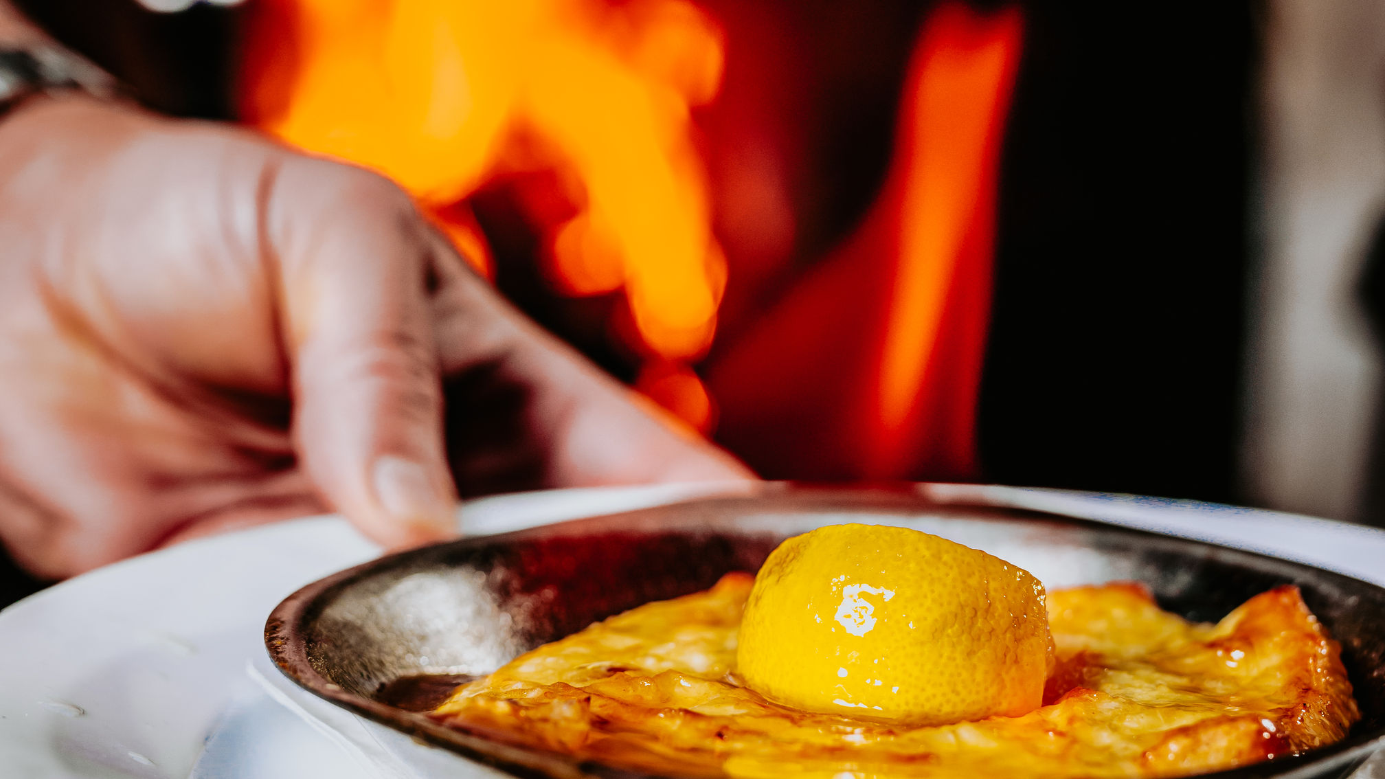 SAGANAKI at Theo's